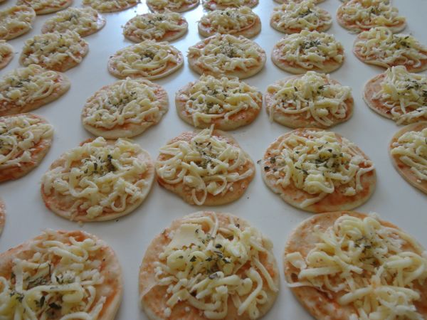 Mini pizza coquetel